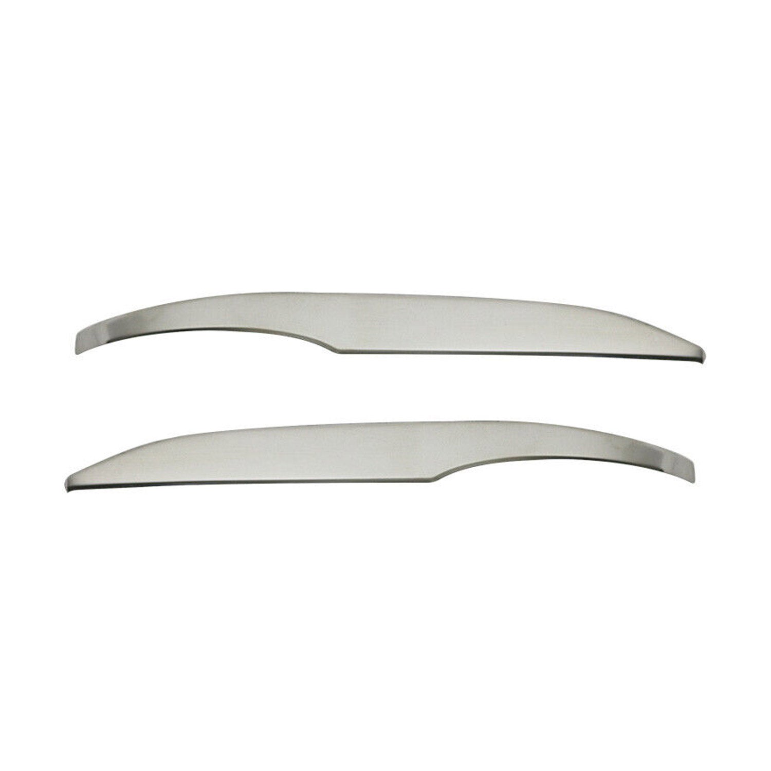 2016-2023 Toyota Hilux Side Mirror Cover Caps Stainless Steel Silver 2 Pcs