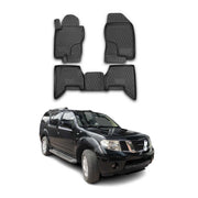 2005-2012 Nissan Pathfinder Floor Mats Liners Full Set All Weather Black