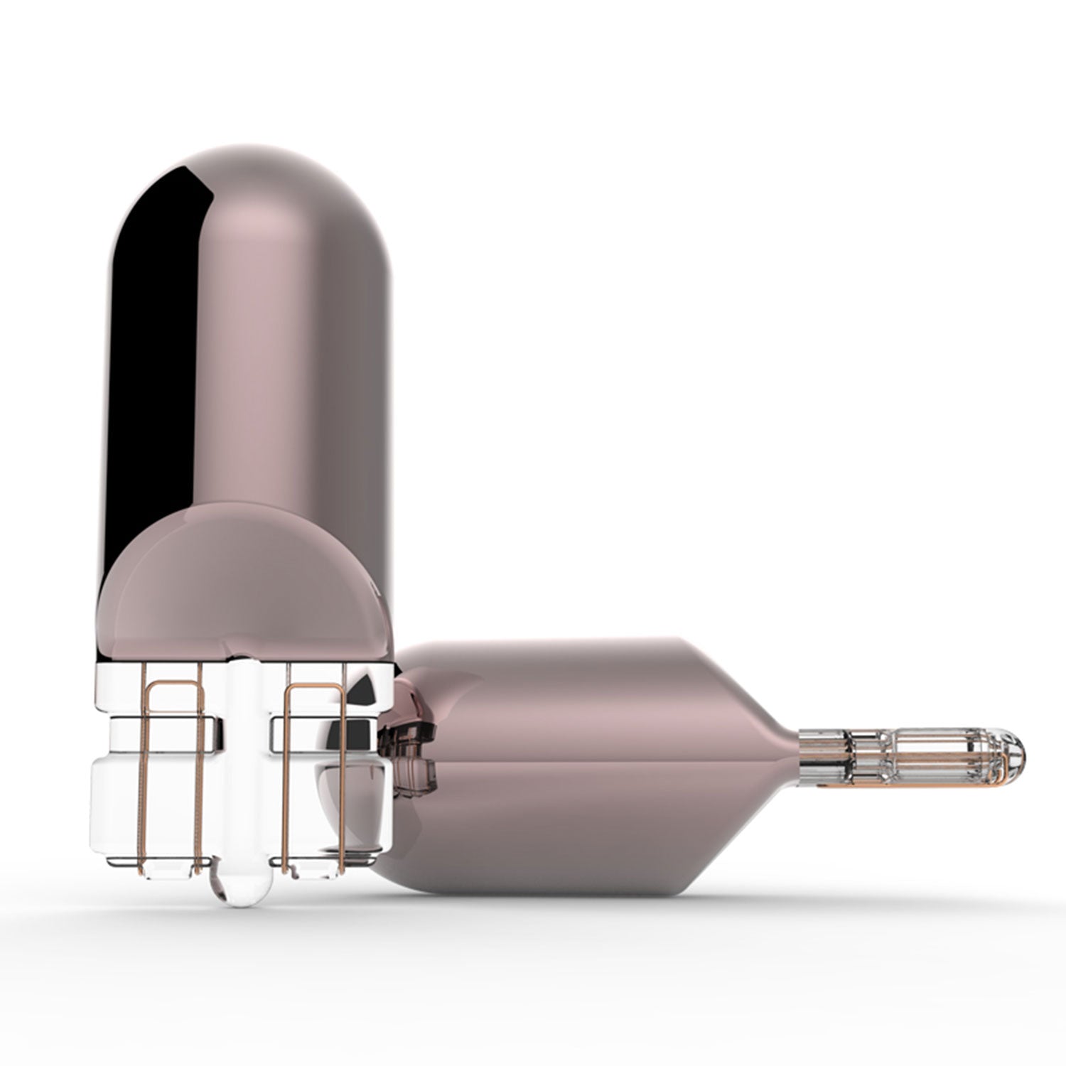 T10 Chrome Amber Light Bulbs