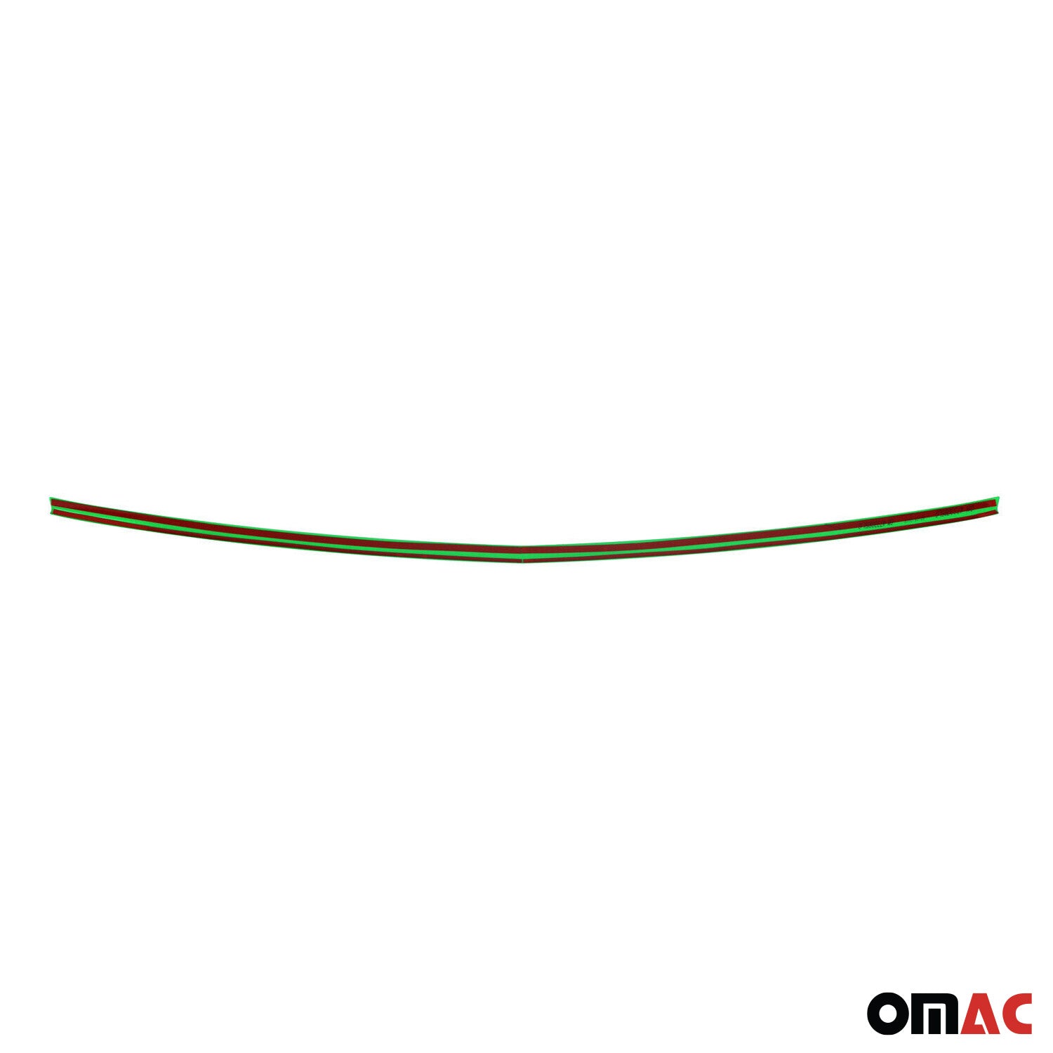 2016-2024 Mercedes Metris Front Bumper Grill Trim Molding S. Steel Green