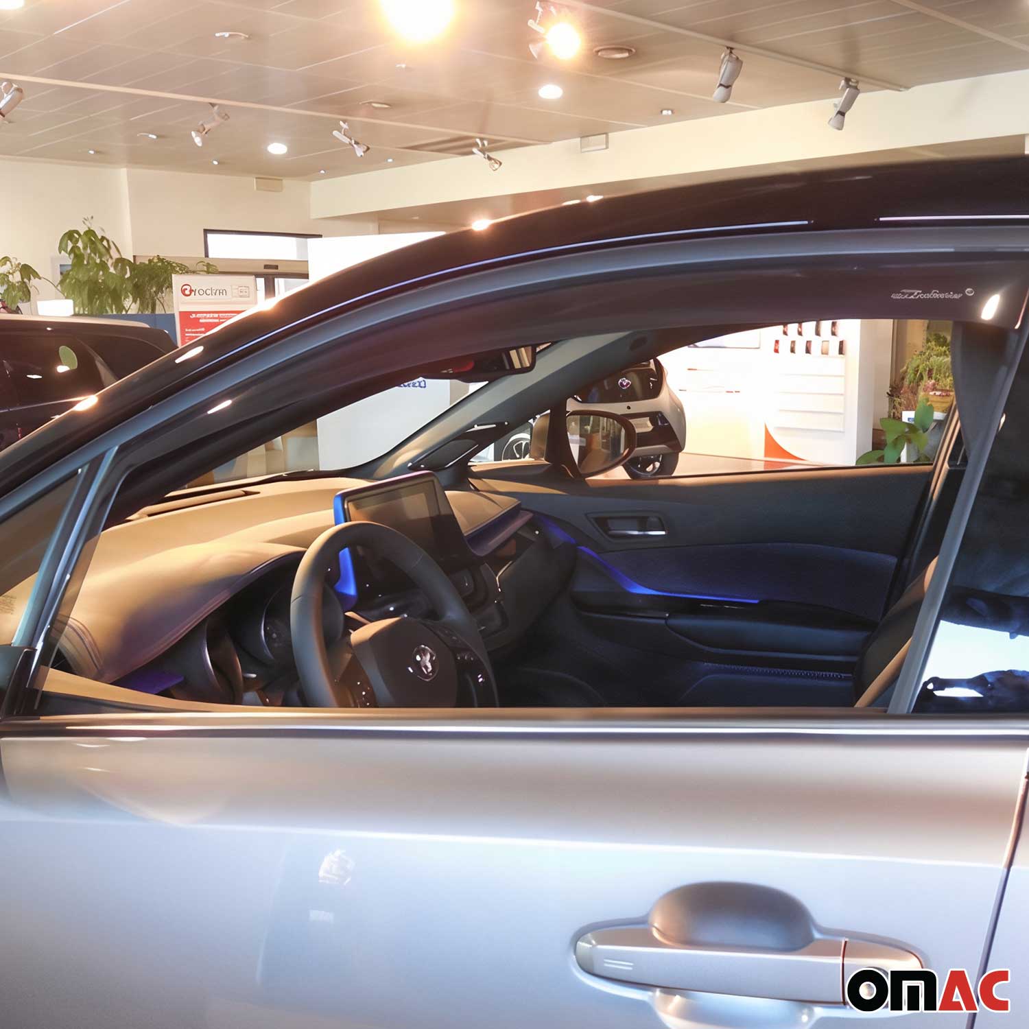 2018-2022 Toyota C-HR Window Visor Vent Rain Deflector 4Pcs Smoke