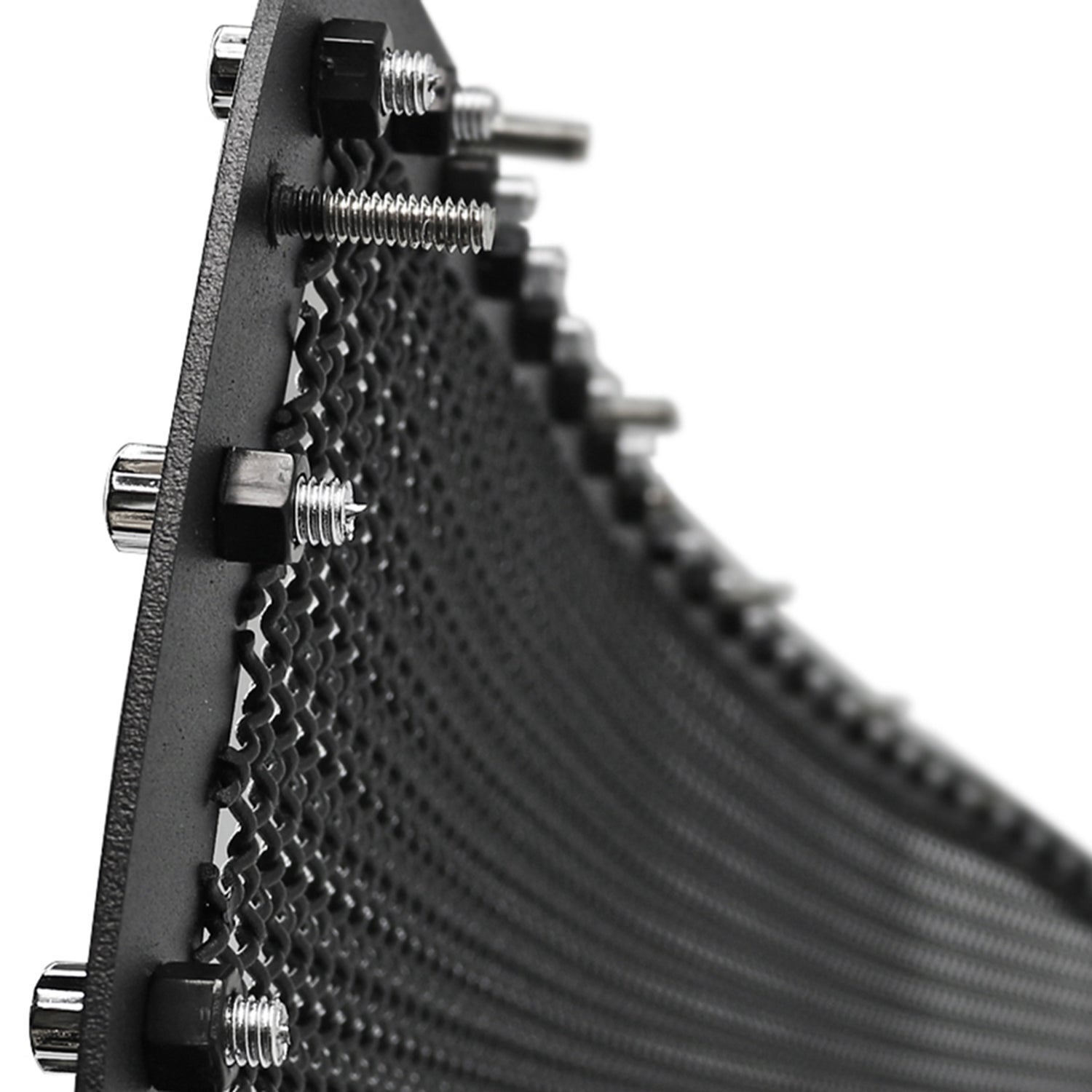 2002-2005 Dodge RAM 1500/2500/3500 Rivet Style Black Steel Mesh Grille Insert