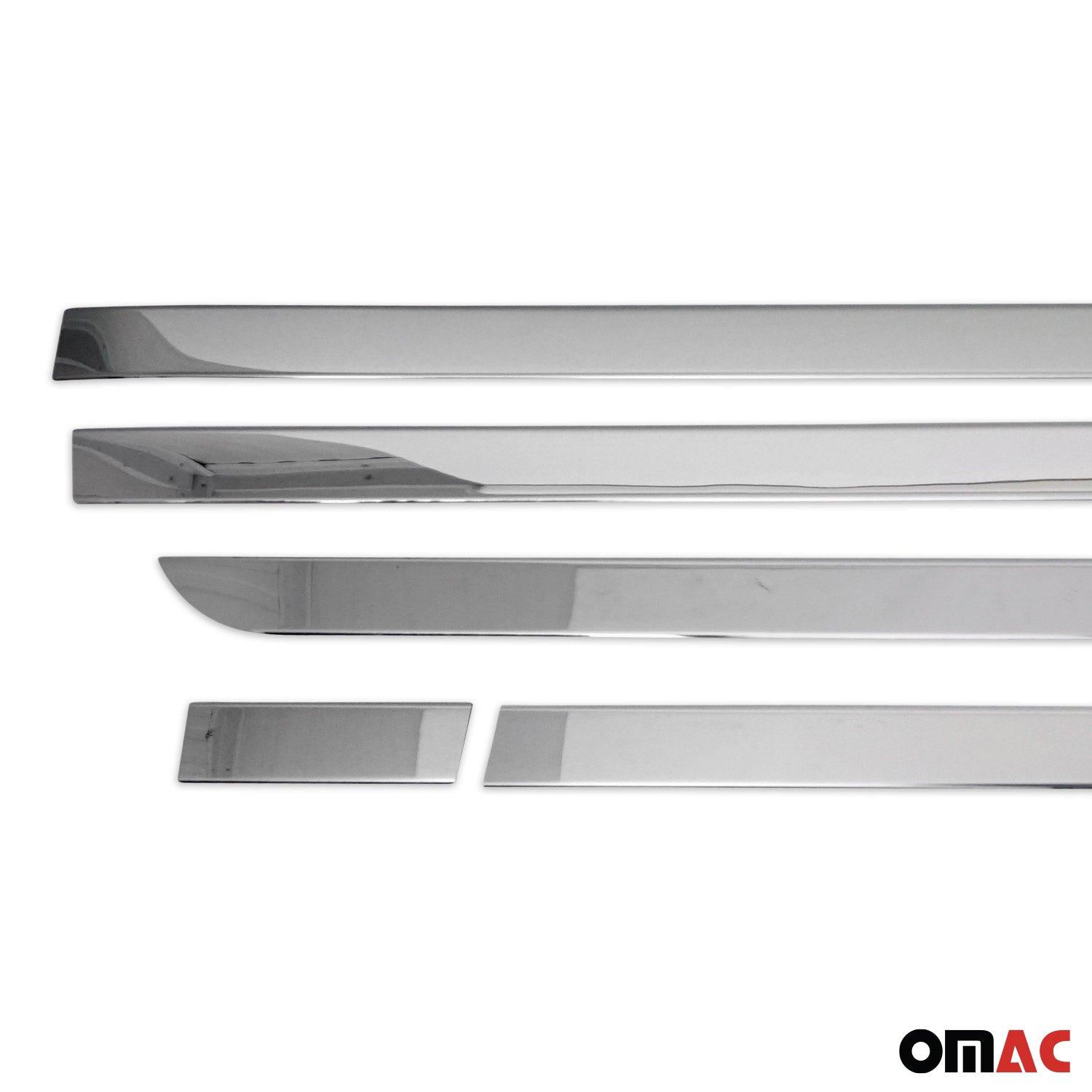 2016-2024 Mercedes Metris Long Wheelbase Side Door Molding Trim Skirt Garnish Stainless Steel