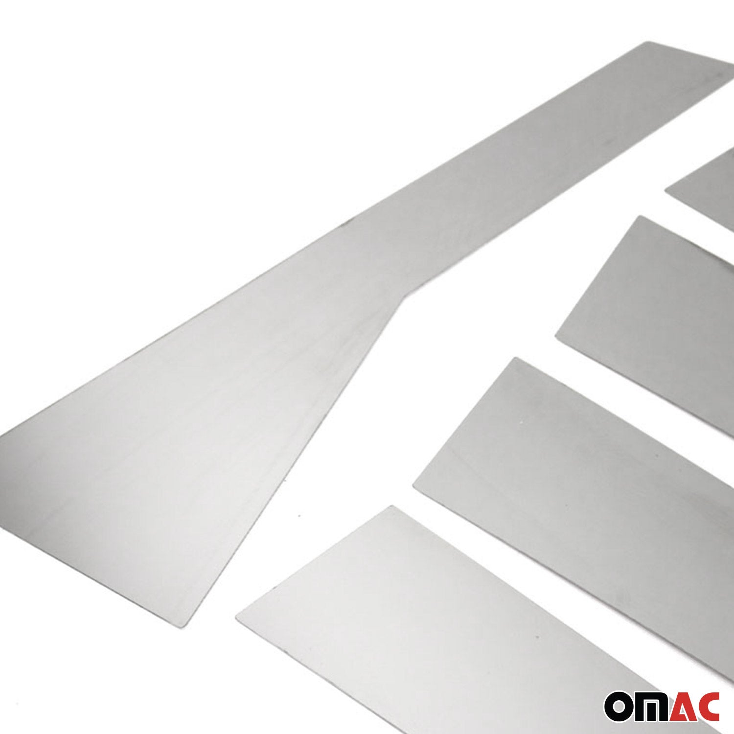 2012-2016 Honda CR-V Window B Pillar Posts Door Trim Cover Stainless Steel Silver 6x