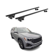 2025 VW Atlas Roof Rack Cross Bars Luggage Carrier Alu Black 2x