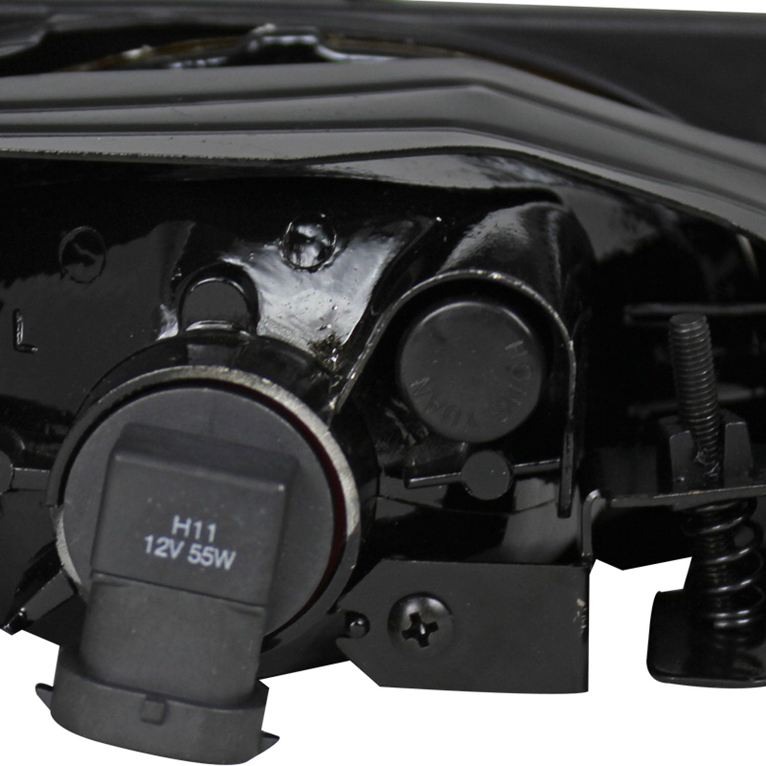 2012 Honda Civic Sedan H11 Fog Lights Kit Chrome Housing/Clear Lens