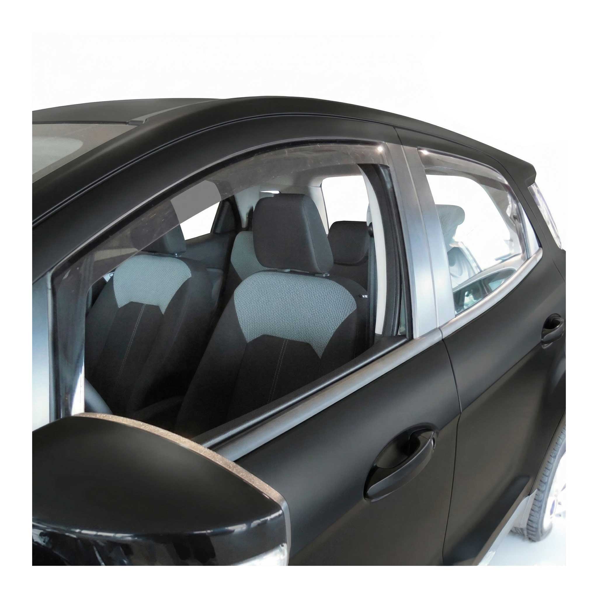 2018-2022 Ford EcoSport Window Visor Vent Rain Deflector 4Pcs Smoke