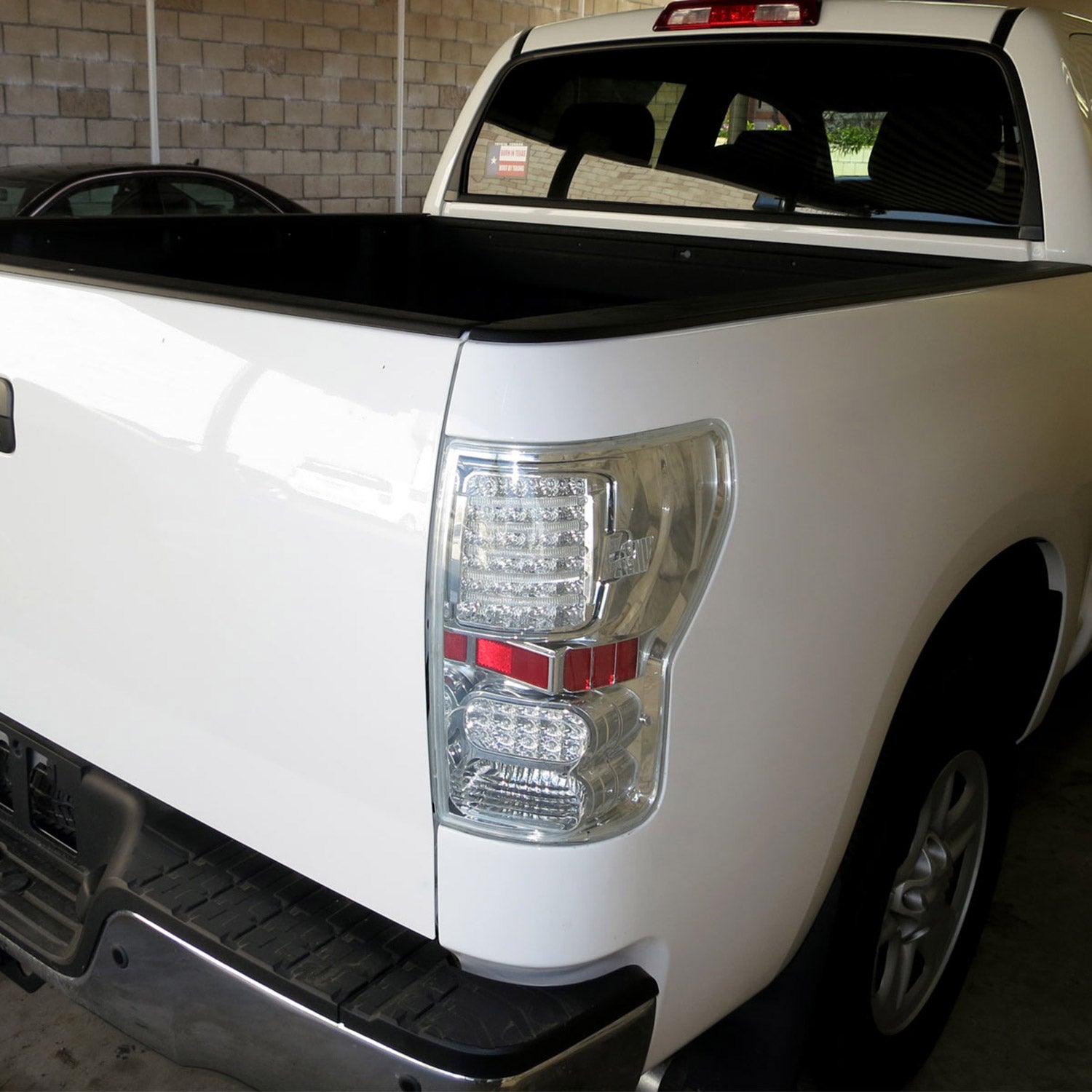 2007-2013 Toyota Tundra LED Tail Lights Chrome Housing/Clear Lens