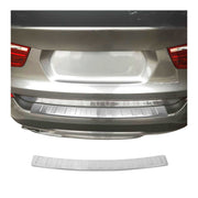 2011-2017 BMW X3 F25 Rear Bumper Sill Cover Protector Guard Brushed Stainless Steel