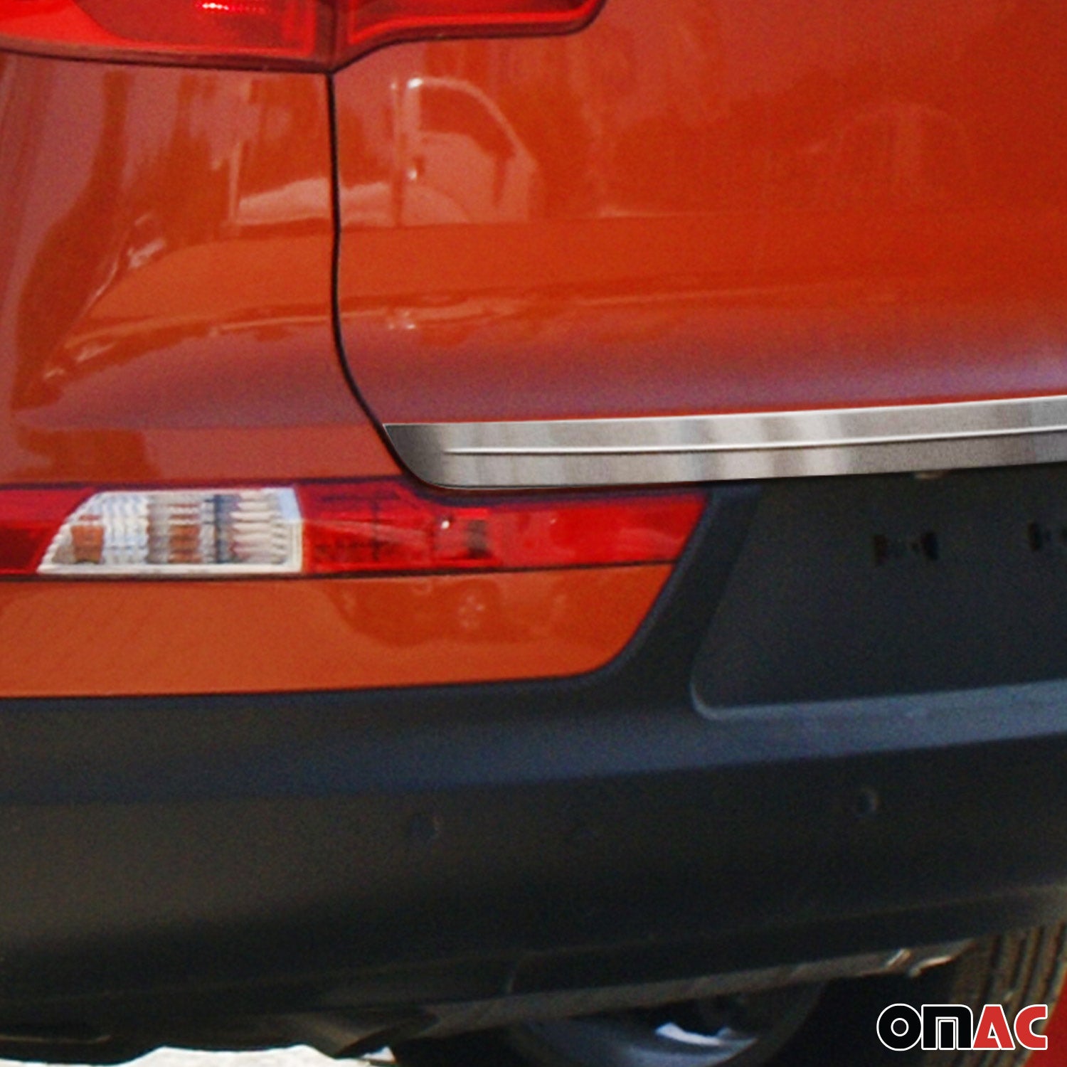 2011-2016 Kia Sportage Rear Trunk Lid Molding Trim Stainless Steel Brushed 1Pc