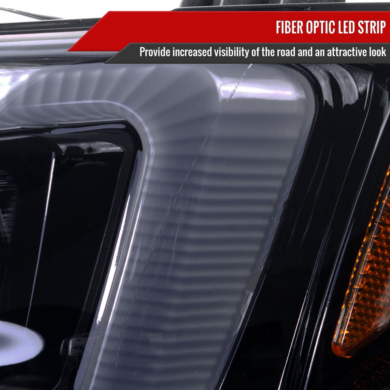 2011-2013 Scion tC LED Bar Projector Headlights LED Turn Signal Lights Black