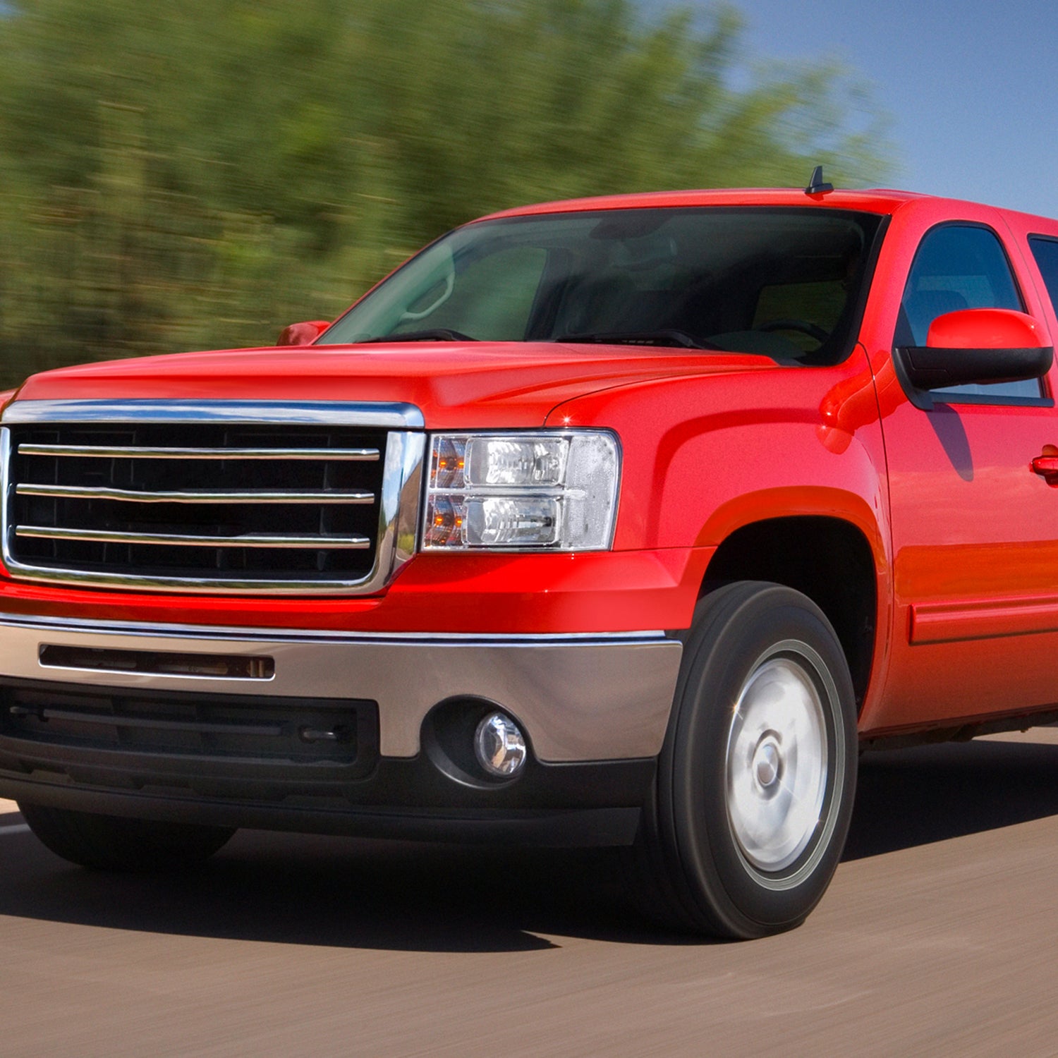 2007-2014 GMC Sierra Factory Style Headlights Clear Reflector Chrome/Clear