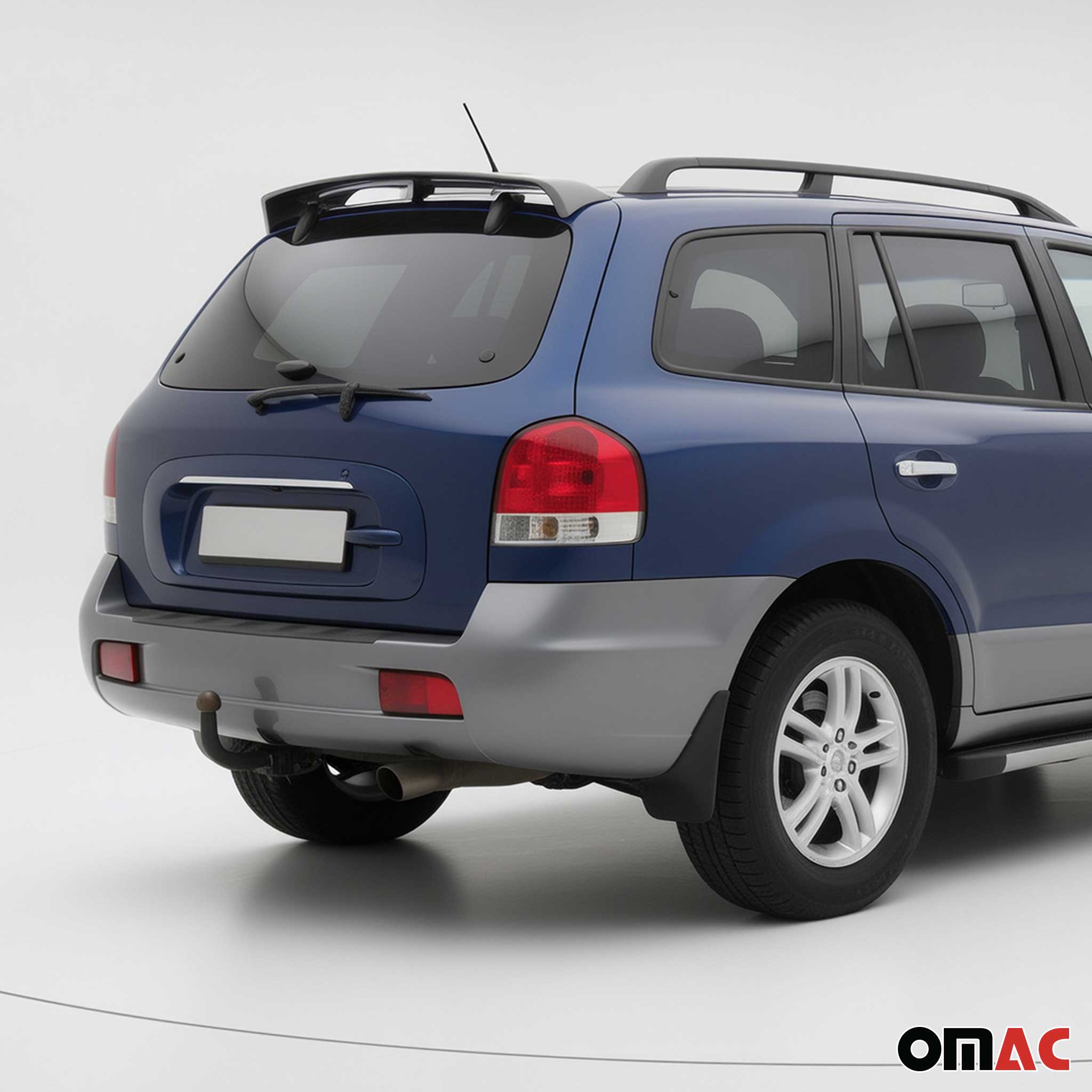 2001-2006 Hyundai Santa Fe Trunk Tailgate Door Handle Cover Stainless Steel Silver