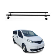 2013-2021 Nissan NV200 Roof Rack Cross Bars Luggage Carrier Steel Black 2 Pcs