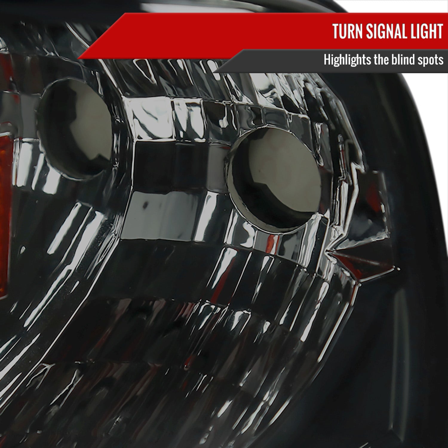 1994-2001 Dodge RAM 1500/ RAM 2500 3500 Crystal Headlights Chrome/Smoke