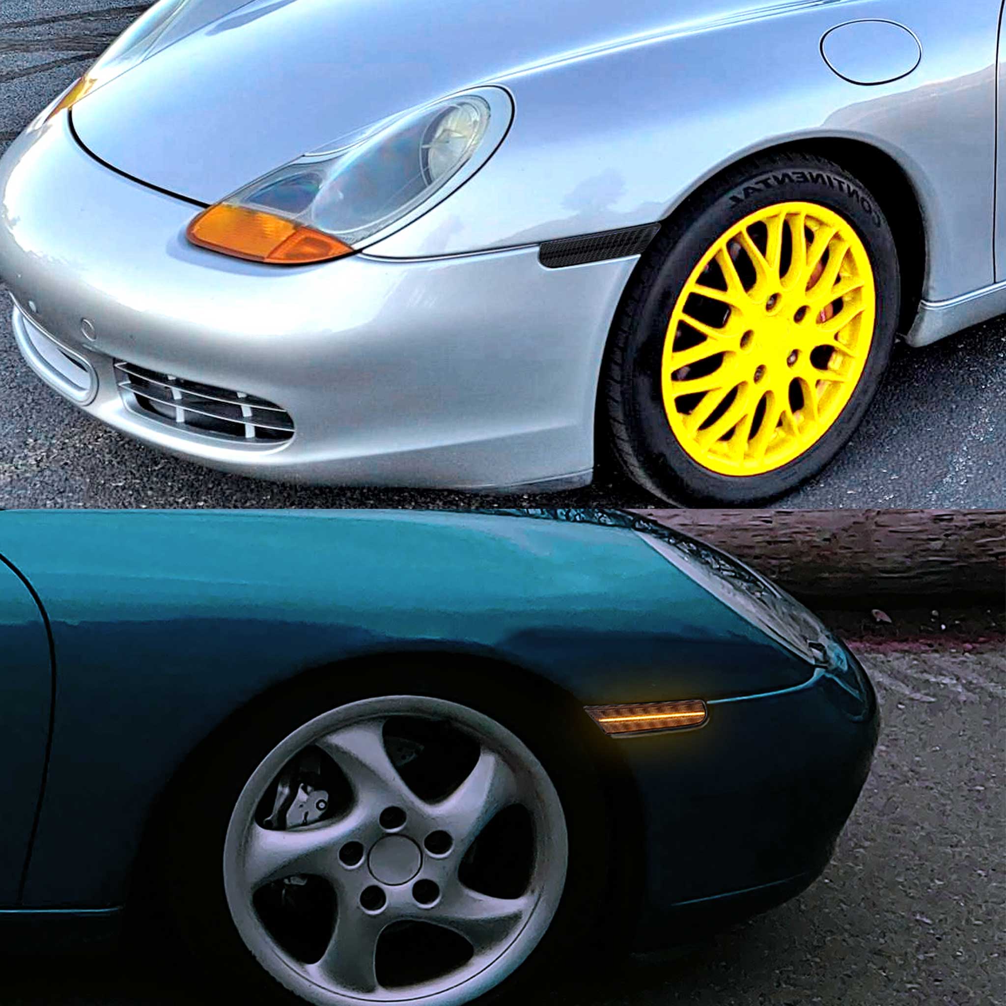 For Porsche 911 986/996 1997-2006 LED Turn Signal Light Smoke With Sequential