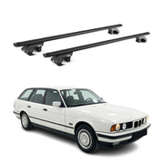 1989-1995 BMW 5 Series E34 Wagon Roof Rack Cross Bars Black