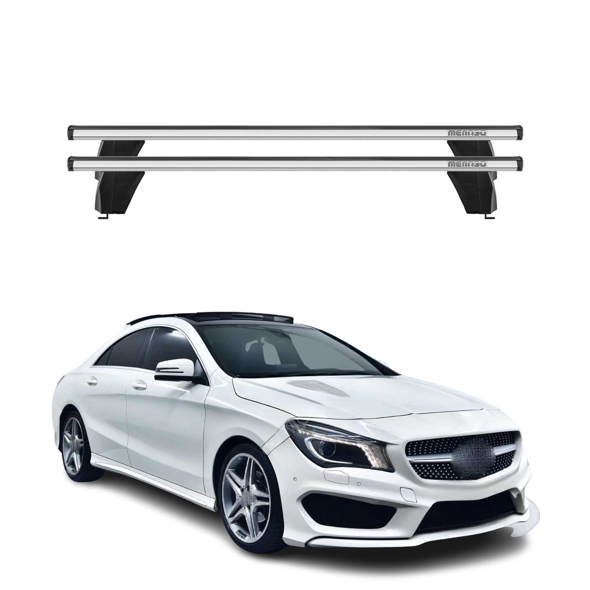 2013-2019 Mercedes CLA C117 Roof Rack Cross Bars Silver