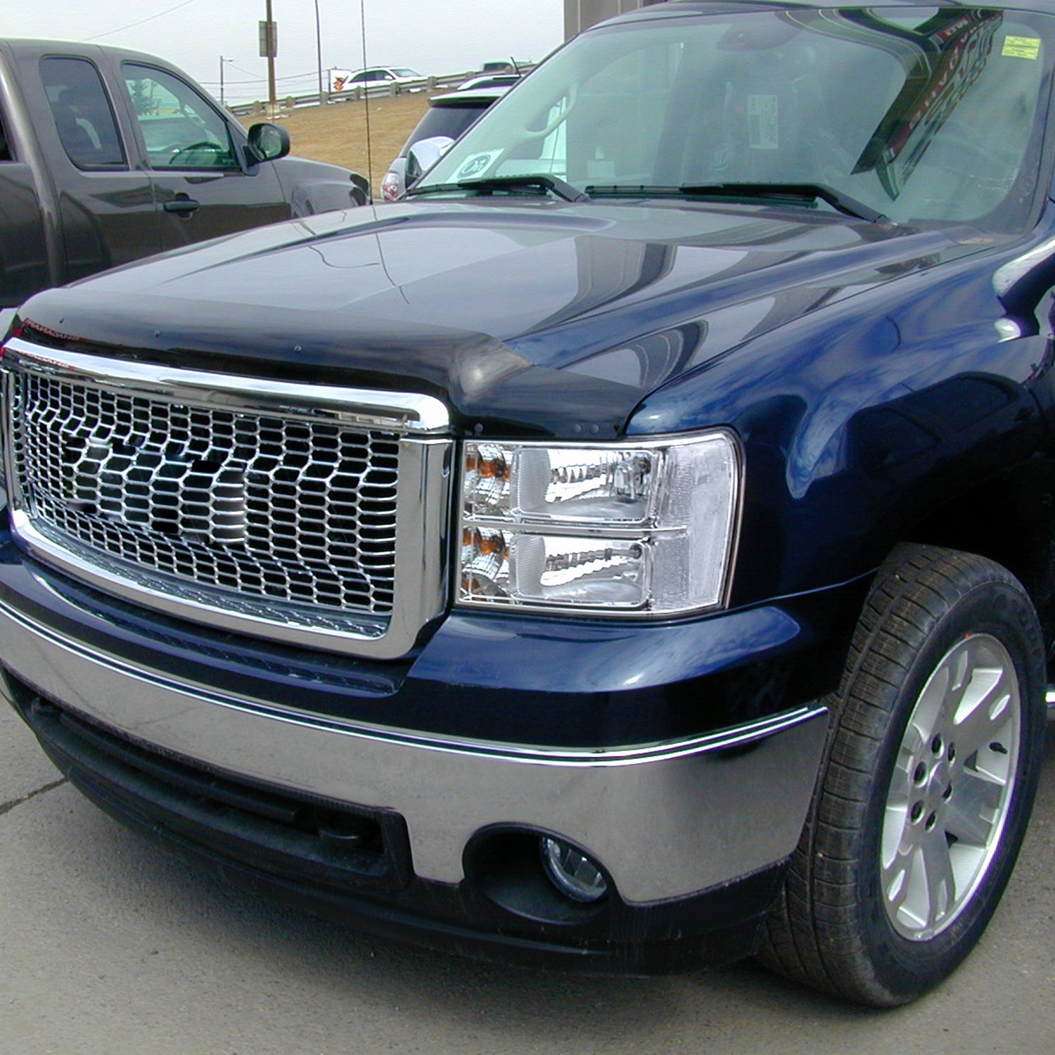 2007-2014 GMC Sierra Factory Style Headlights Clear Reflector Chrome/Clear