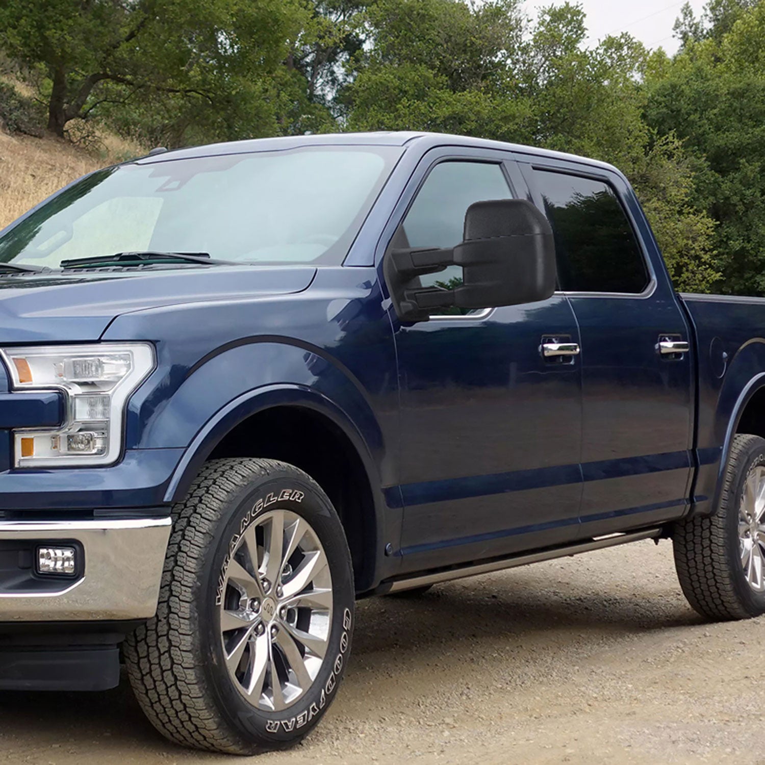 2015-2020 Ford F-150 Manual Adjustable & Extendable Towing Mirrors