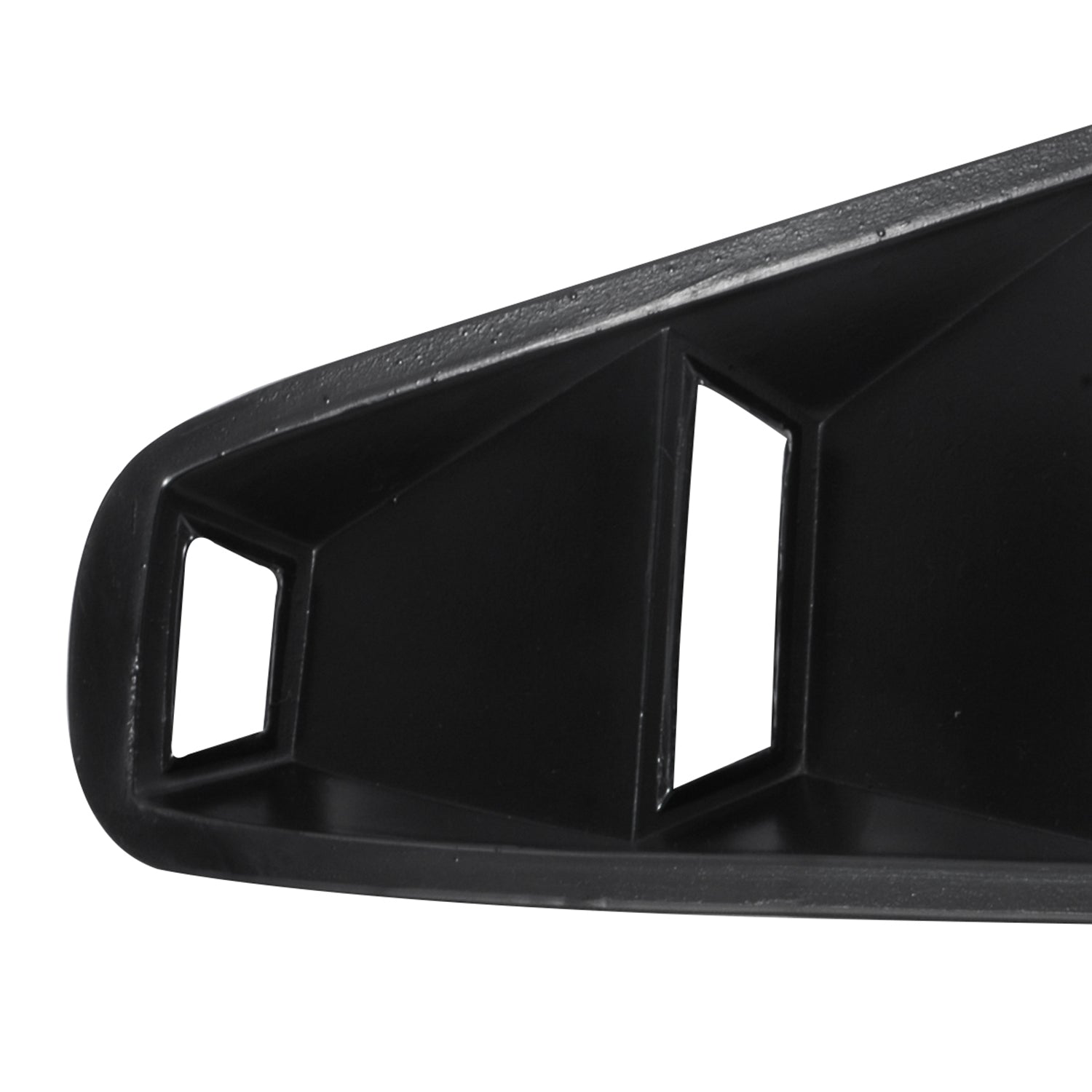 2005-2014 Ford Mustang Textured Black ABS Quarter Side Window Louvers Vent