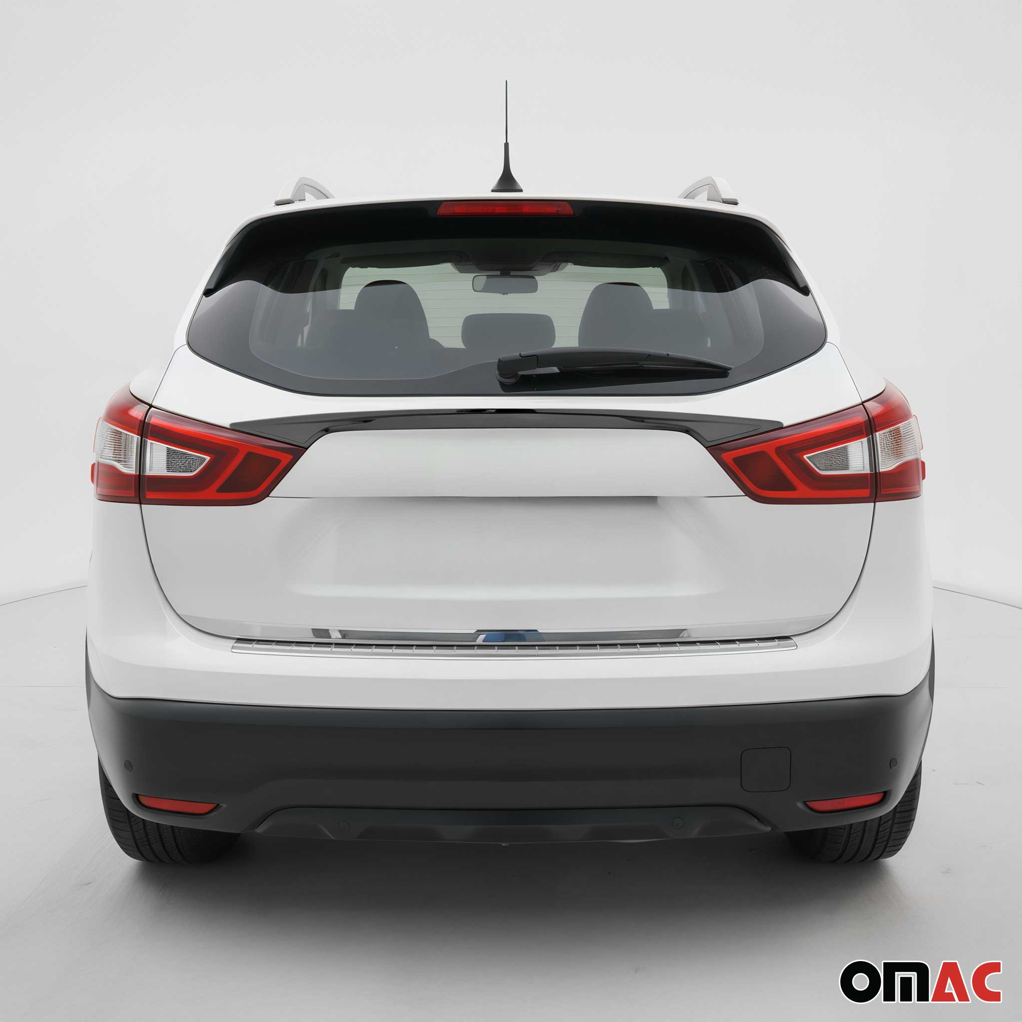 2017-2022 Nissan Rogue Sport Rear Trunk Tailgate Handle Cover Stainless Steel Dark