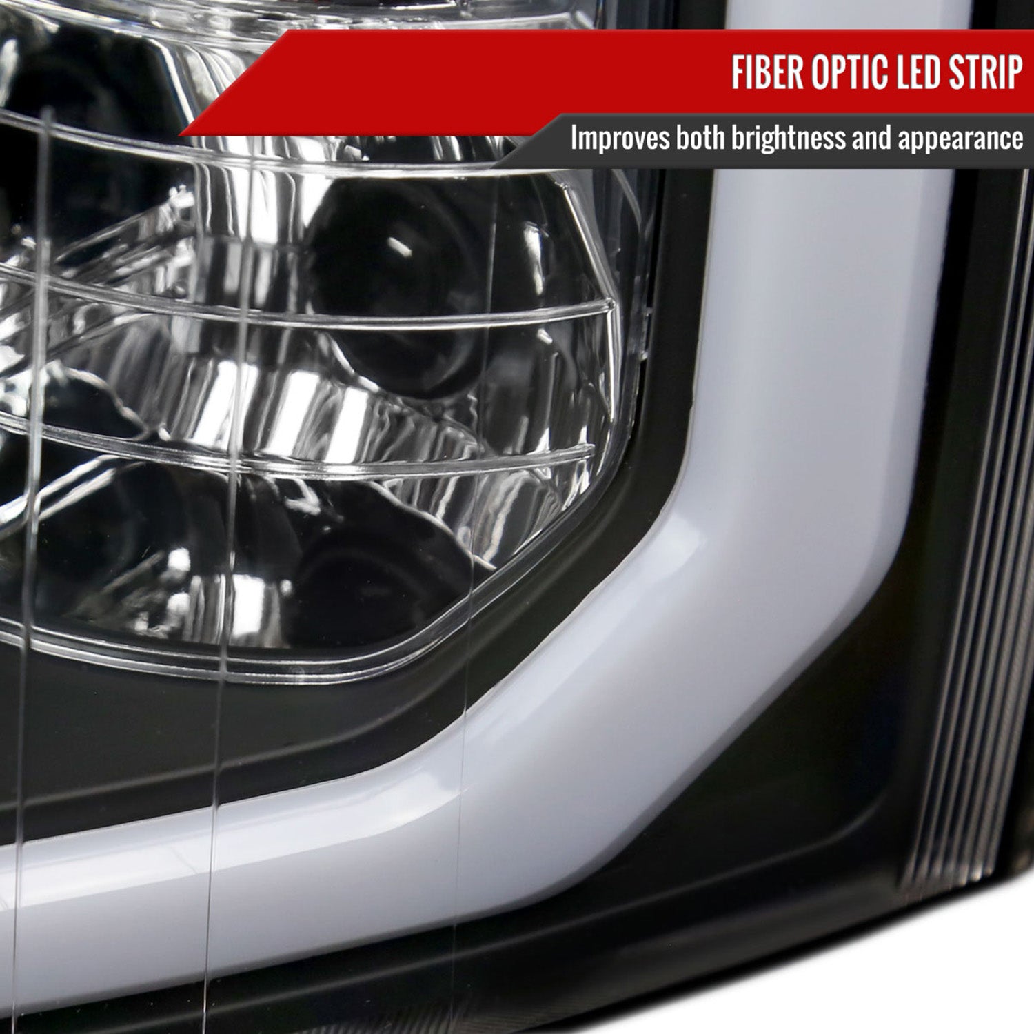 2007-2013 Chevy Silverado 1500 2500HD 3500HD LED Headlights Amber & Black