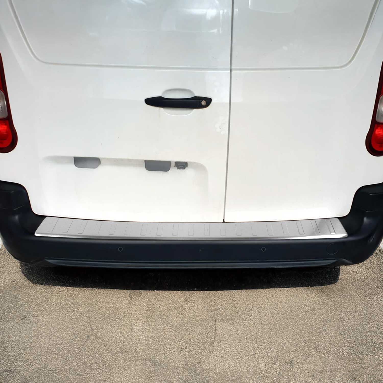 2008-2018 Citroen Berlingo Rear Bumper Guard Stainless Steel Brushed