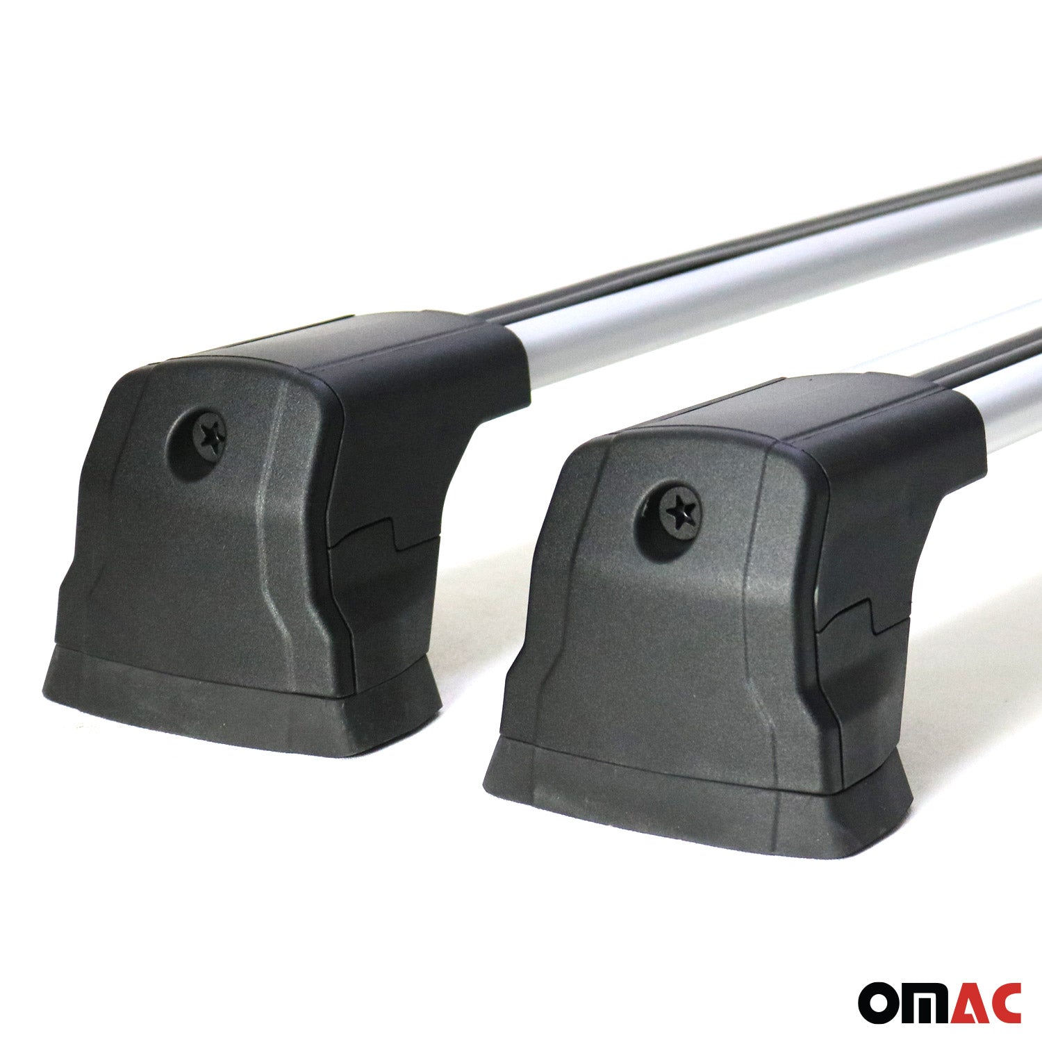 Fix Points Roof Racks Cross Bar Carrier for Mazda5 2006-2017 Alu Gray 2x