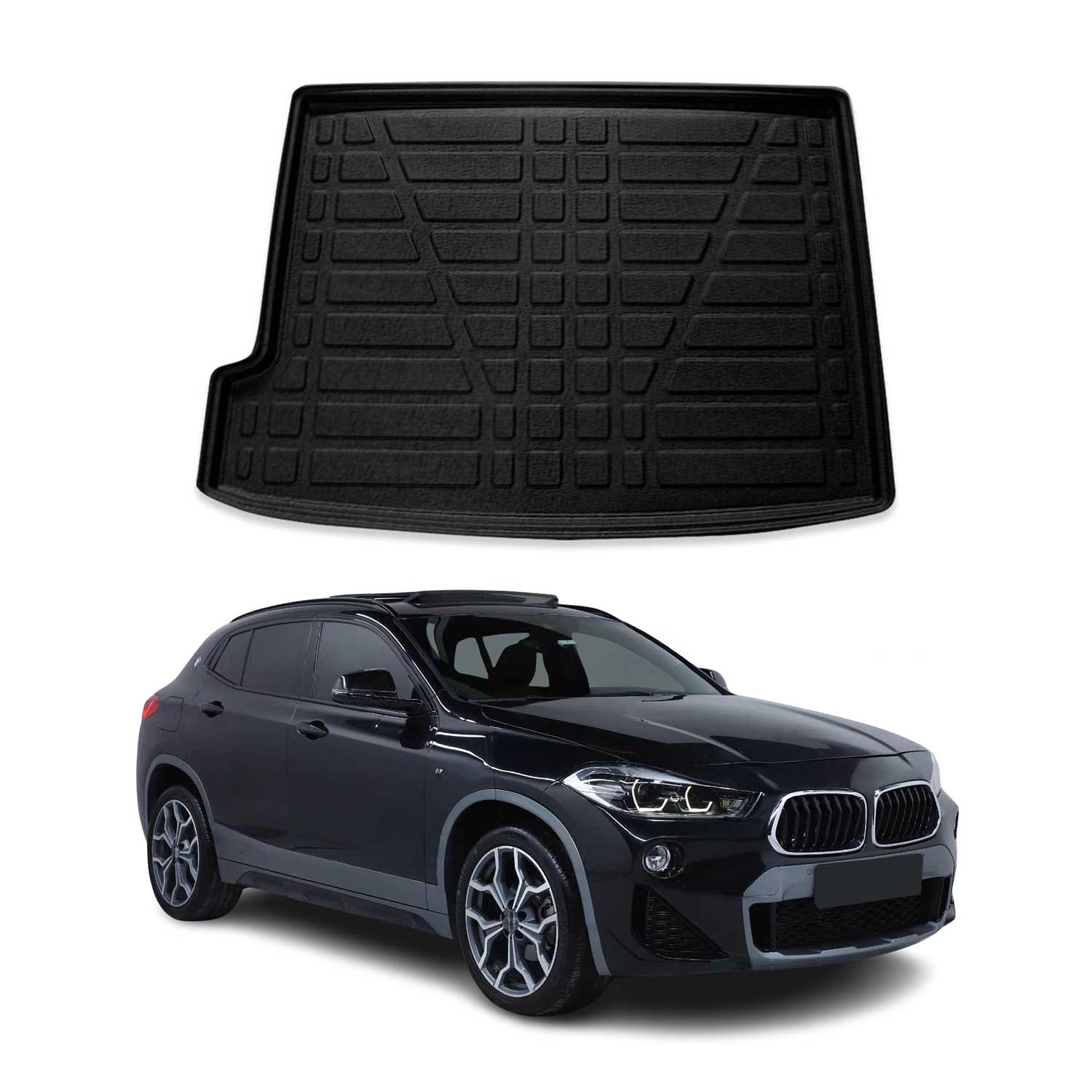 2018-2023 BMW X2 F39 Cargo Liner Trunk Mat All Weather Black