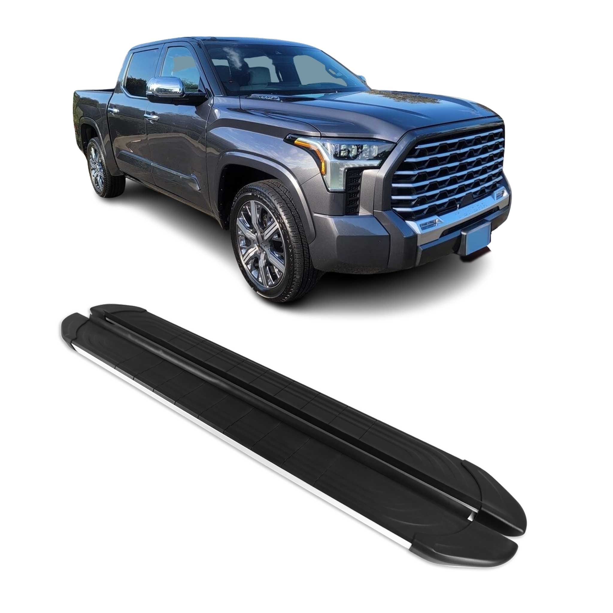 2022-2026 Toyota Tundra III CrewMax Cab Nerf Bars Side Steps Running Boards