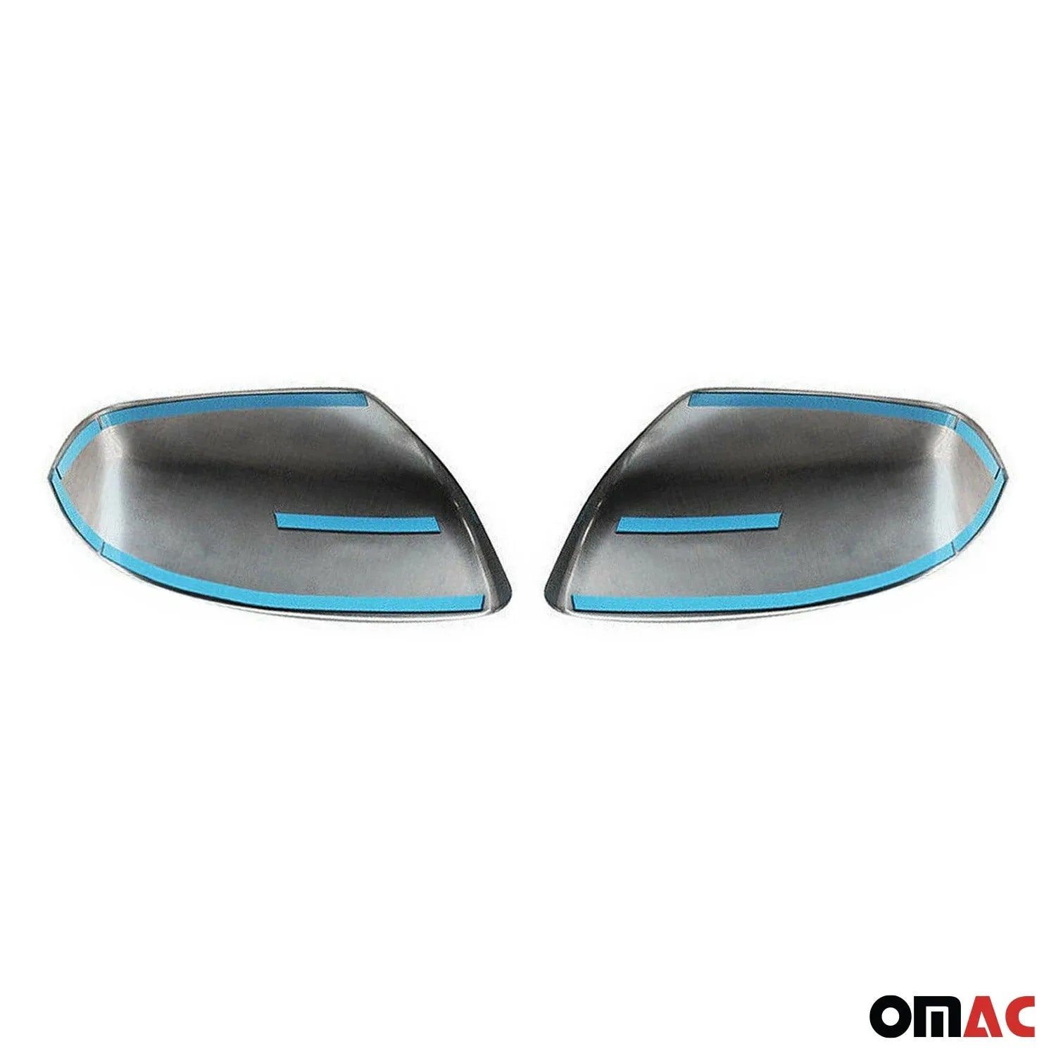 2010-2013 Lexus GX 460 Side Mirror Cover Caps Brushed Stainless Steel Silver 2 Pcs