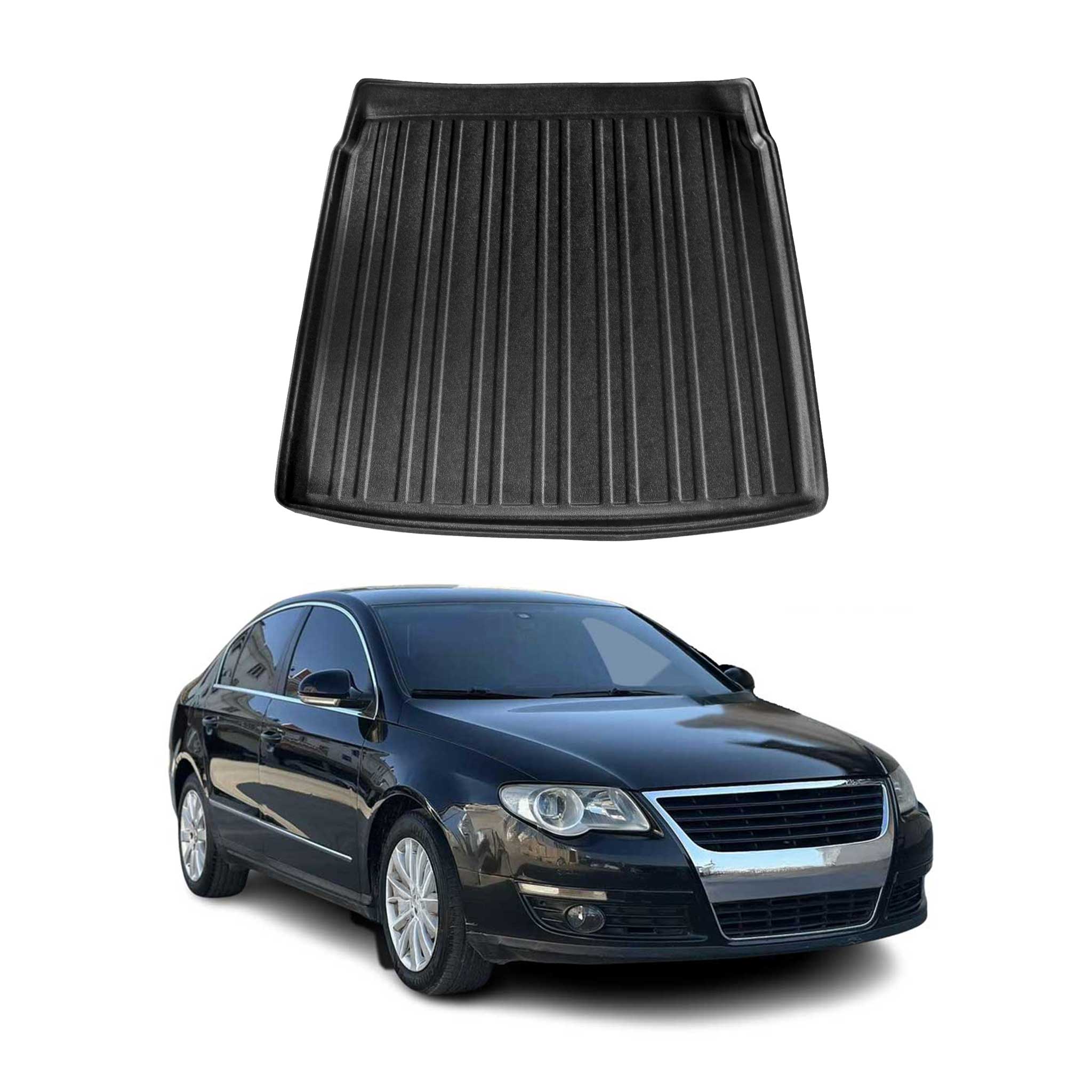 2006-2010 VW Passat B6 Sedan Cargo Liner Trunk Mat All Weather Black