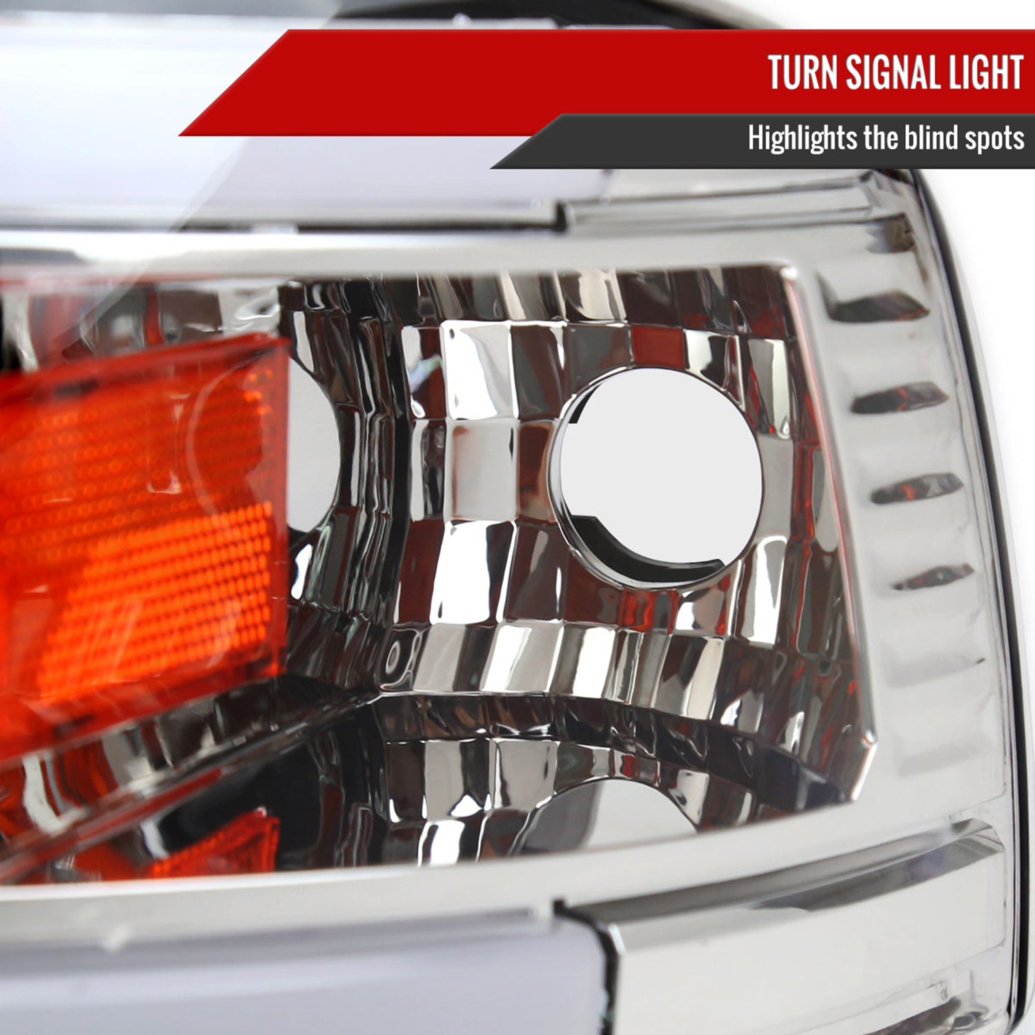 1994-2001 Dodge RAM 1500/ RAM 2500/3500 Dual LED Bar Factory Headlights Chrome