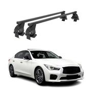 2014-2023 Infiniti Q50 Roof Rack Cross Bars Black