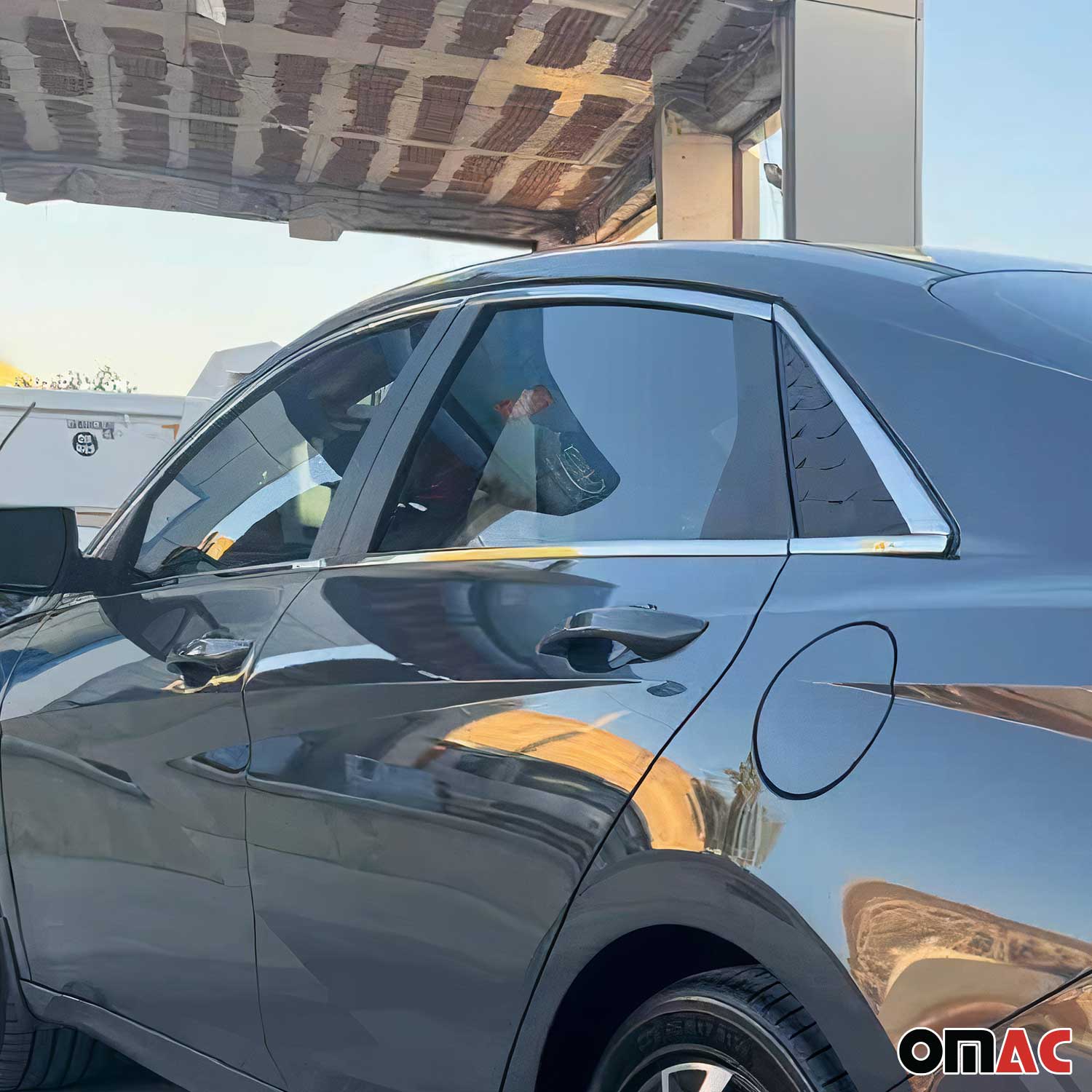 2021-2026 Hyundai Elantra SD Window Molding Trim Streamer Stainless Steel 12 Pcs