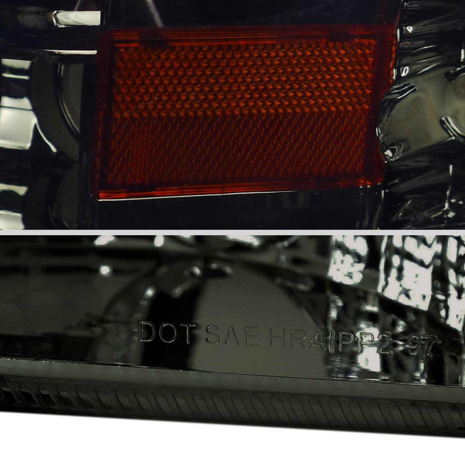 1997-2004 Dodge Dakota/98-2003 Durango Crystal Headlights Amber Reflector Smoke