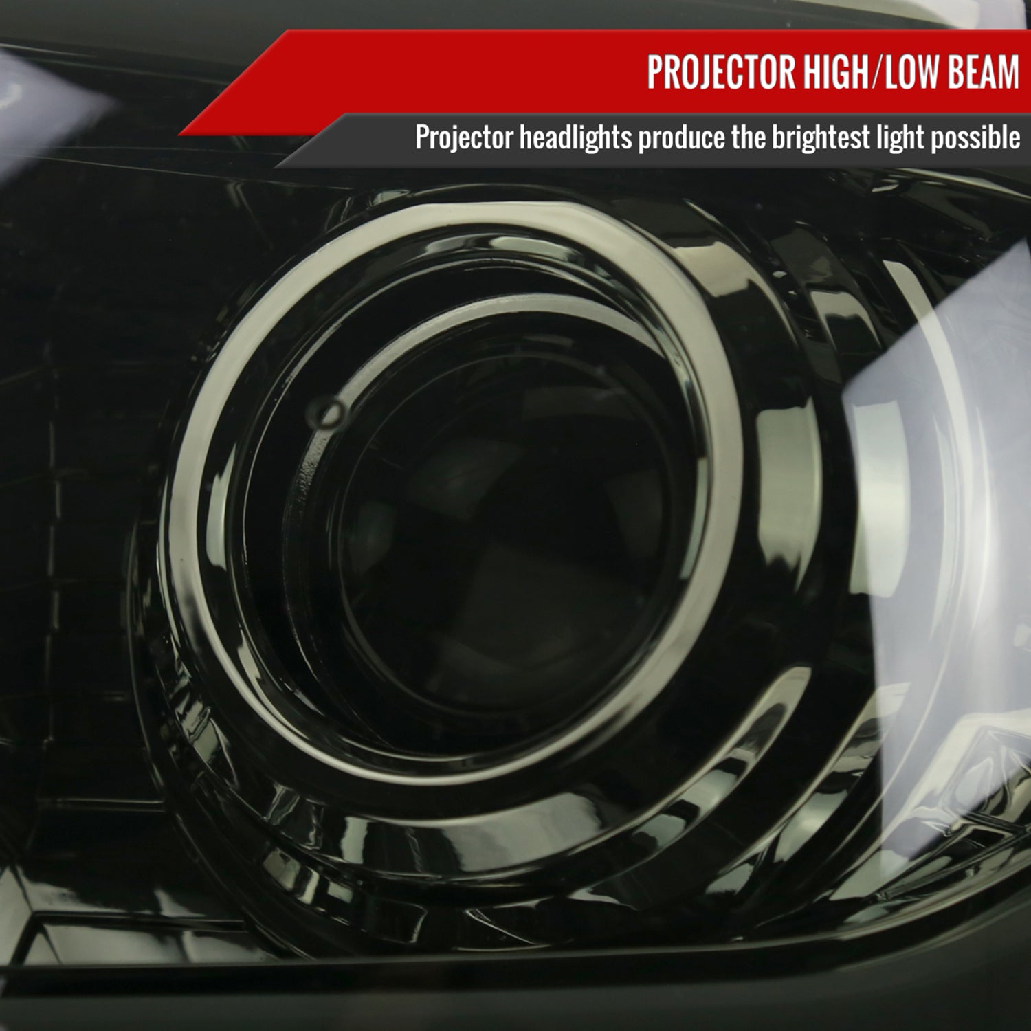 2014-2021 Toyota Tundra LED Turn Signal LED Bar Projector Headlights Smoke