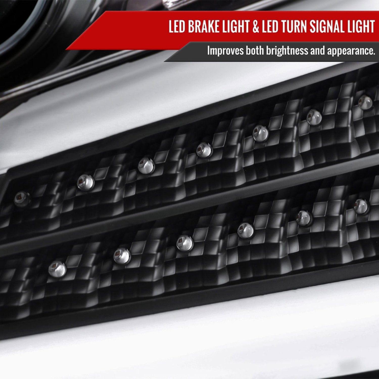 2011-2013 Scion tC V2 LED Tail Lights Matte Black Housing/Clear Lens