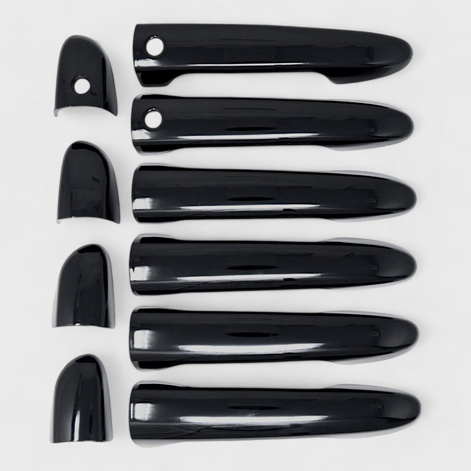 2016-2023 Mazda CX-9 Door Handle Cover Gloss Black 10Pcs ABS Plastic