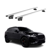 Roof Rack Cross Bars Luggage Carrier for Jaguar F-Pace 2017-2025 Silver Grey 2x