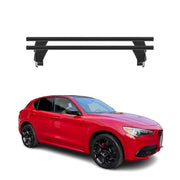 2017-2025 Alfa Romeo Stelvio Roof Rack Cross Bars Luggage Carrier 2 Pcs