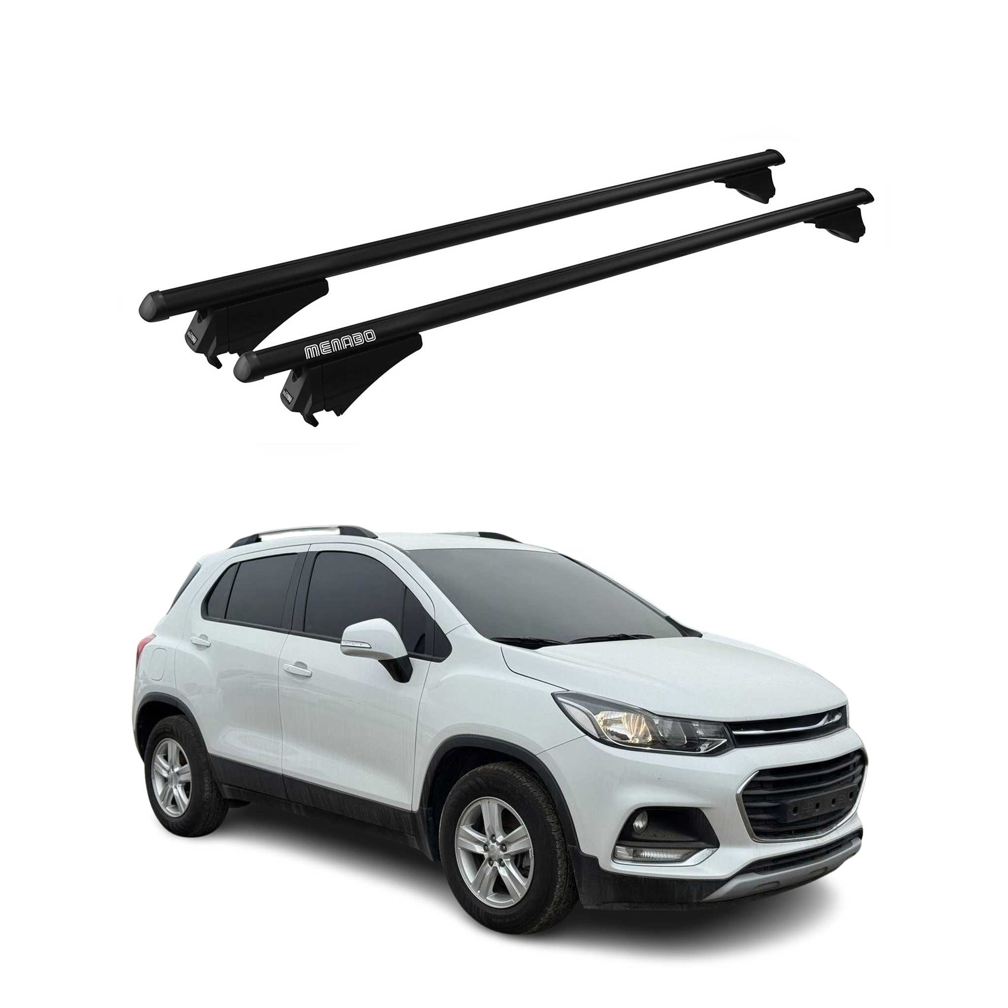 2013-2022 Chevrolet Trax Roof Rack Cross Bars Black
