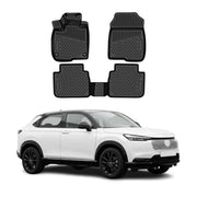OMAC Floor Mats Liner for Honda HR-V 3.gen 2023-2026 Rubber TPE Black 3Pcs