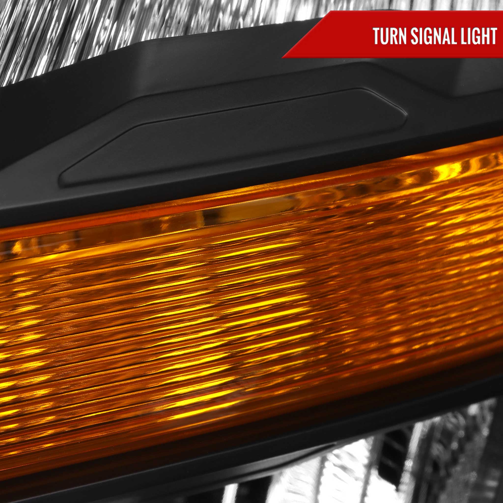 For Ford F-150 2021-2023 Factory Style Headlight Matte Black Housing Clear Lens Driver Side Only