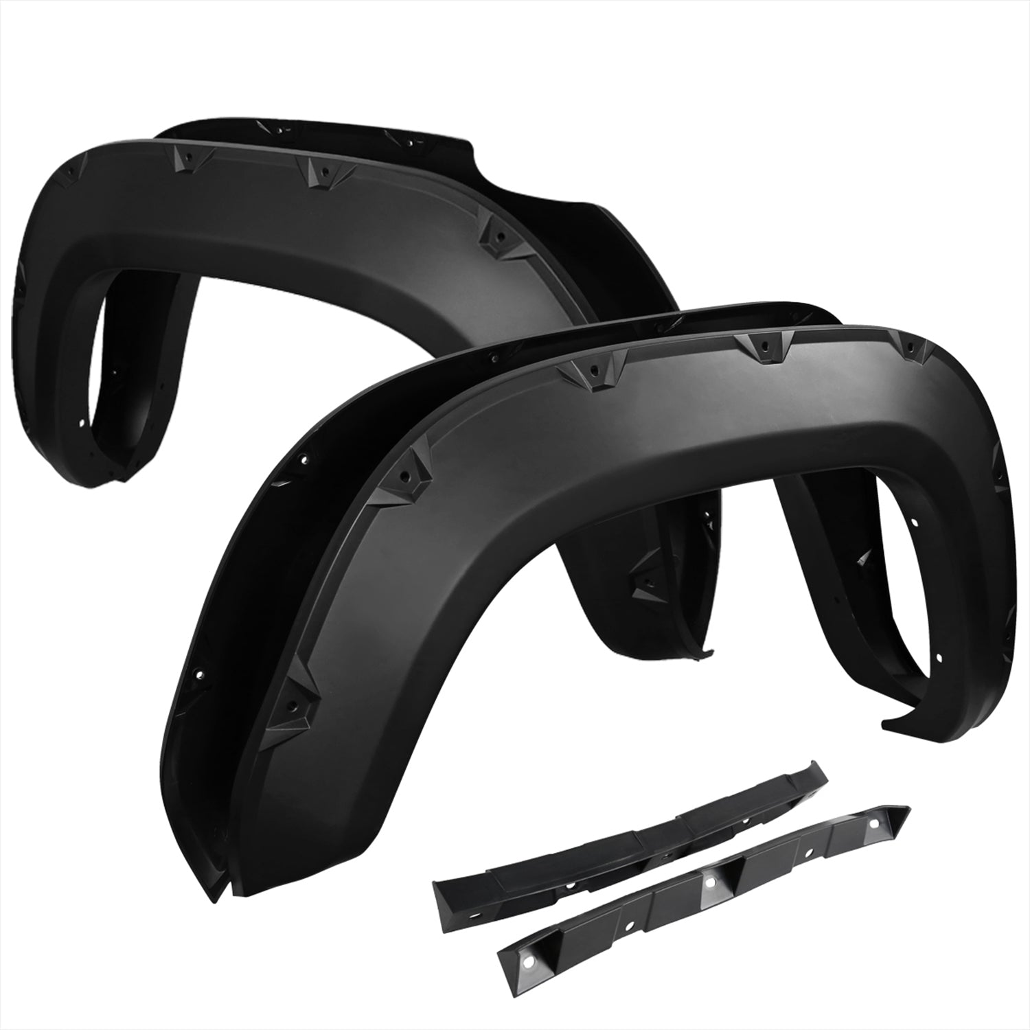 2016-2021 Toyota Tacoma Textured Rivet Style Fender Flares Wheel Protector