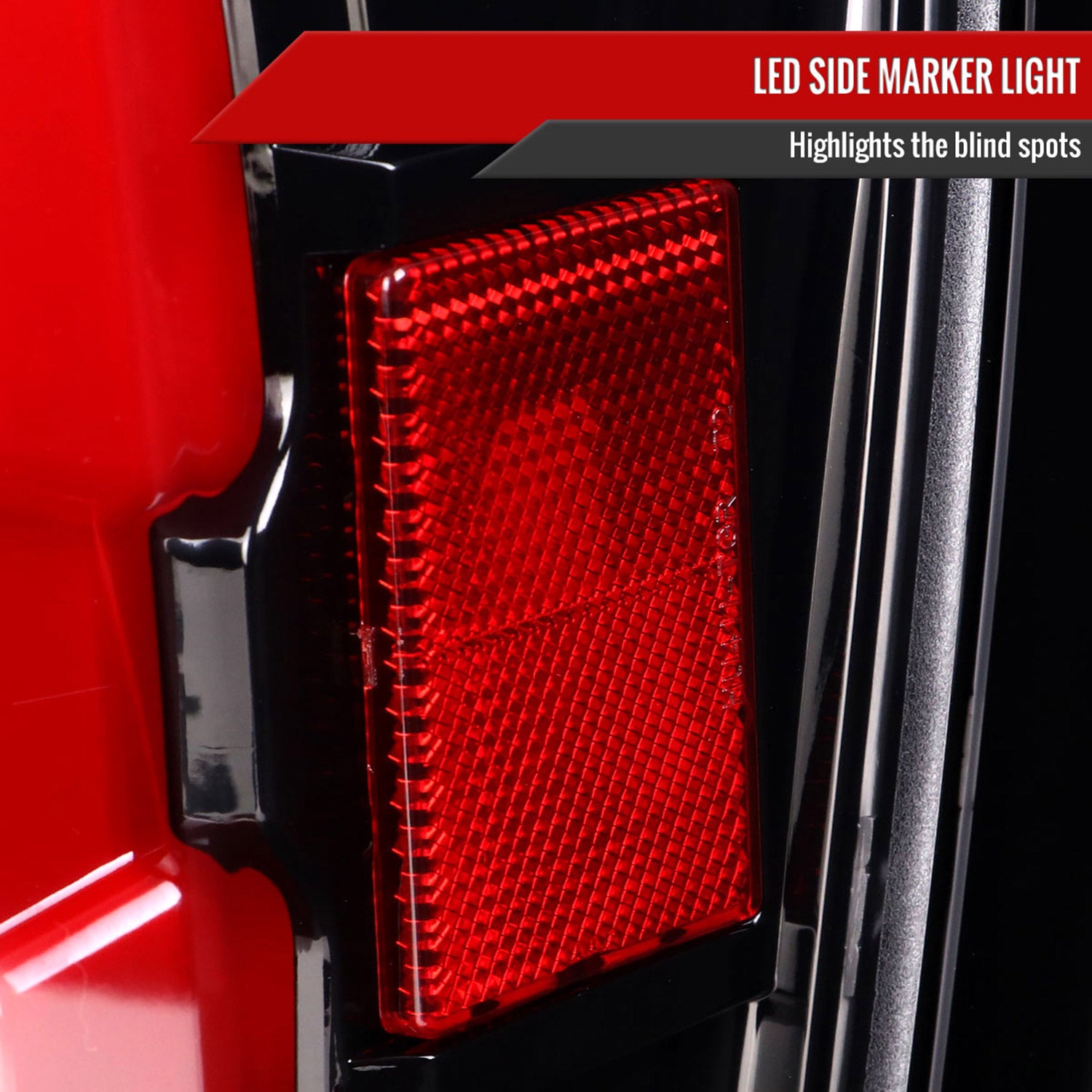 2016-2022 Toyota Tacoma LED Bar Tail Lights Jet Black Housing/Clear Lens