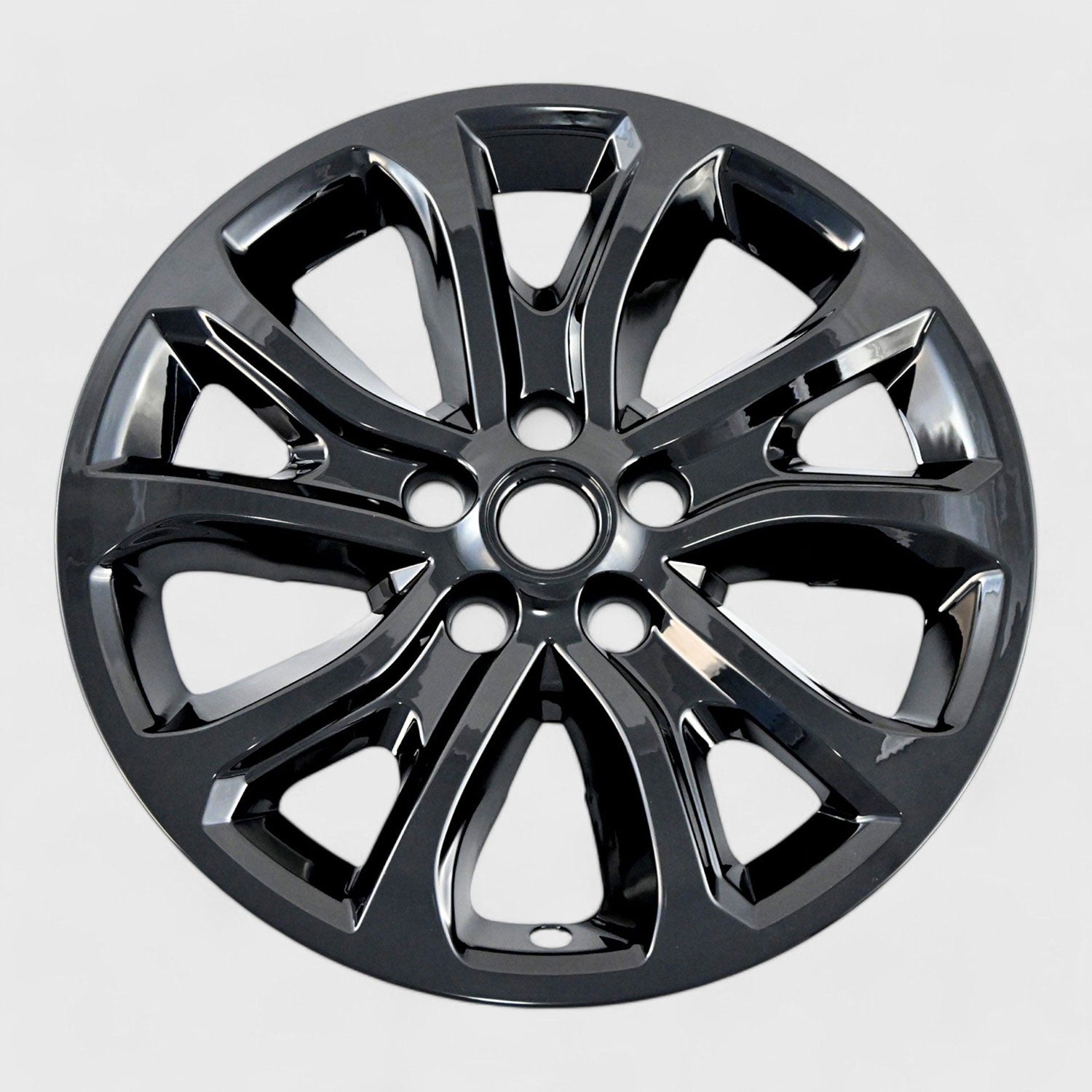 2018-2021 Chevrolet Equinox Wheel Cover Hubcaps Set Gloss Black 8Pcs ABS Plastic