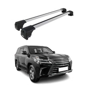 2016-2021 Lexus LX 570 Roof Rack Cross Bars Silver