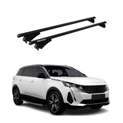 2021-2024 Peugeot 5008 Roof Rack Cross Bars Black